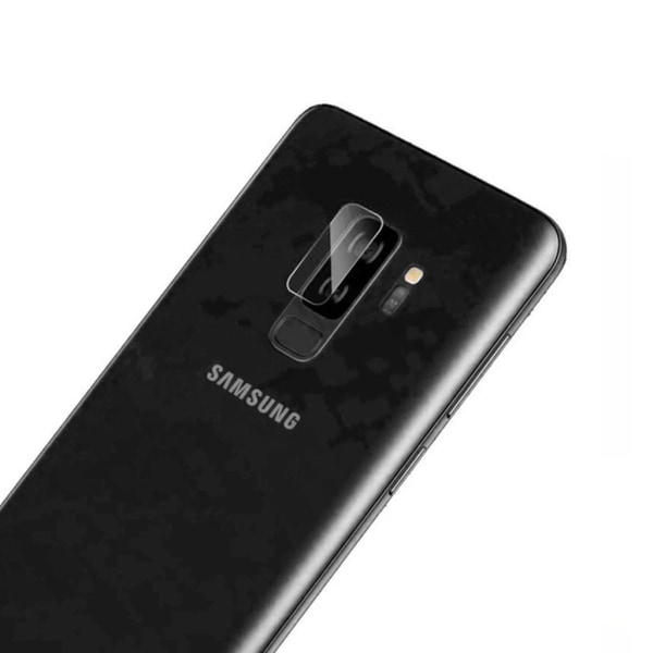 2-PACK GALAXY S9 PLUS BESKYTTELSE TIL KAMERNATSBESKYTTELSE Kameraobjektiv gennemsigtig