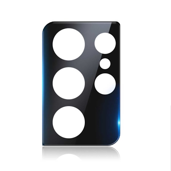 2-pack omfattende Galaxy S21 Ultra Cameral Safes Glass svart