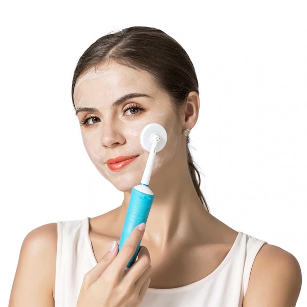 Facial børste til oral-b eltandbrush silikone ansigtsrengøring hvid