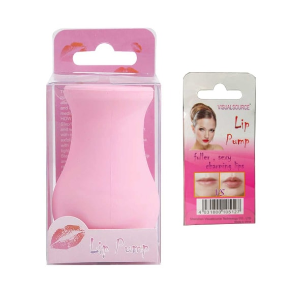 Läppförstorare - Lip Pump Naturlig Läppförstoring Vakuum Lip Enhancer rosa