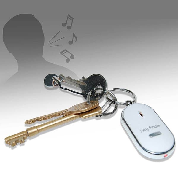 Nyckelhittare Key Finder med Visselfunktion Vit vit