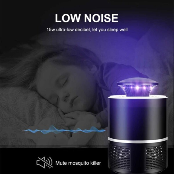 UV Mosquito Lamp - Mosquito Catcher USB svart