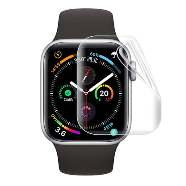 Heltäckande Skärmskydd Apple Watch 1/2/3 Displayskydd 38mm transparent