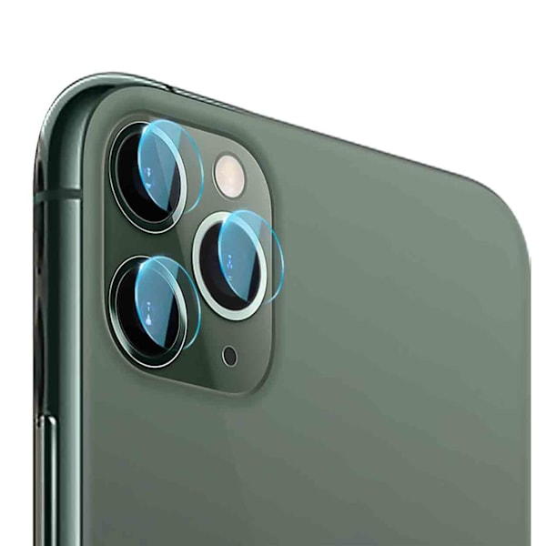 2-Pack iPhone 11 Pro Max Skydd för Kamera Linsskydd Kameralins transparent