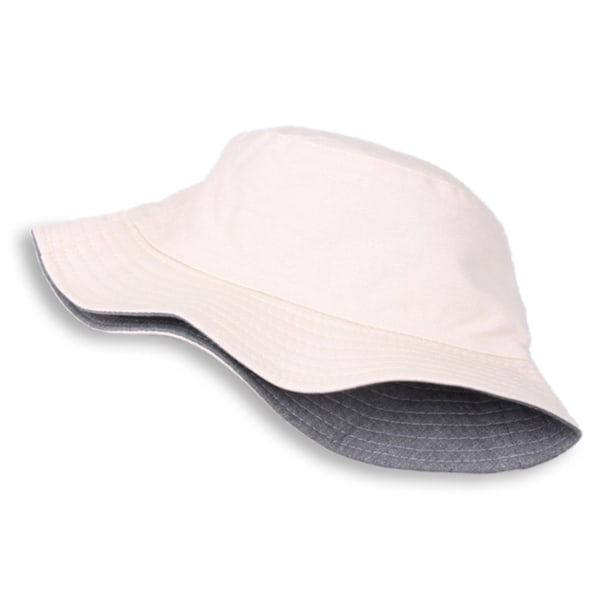 Beige Fiskehatt Bucket Hat Mössa Hatt beige one size