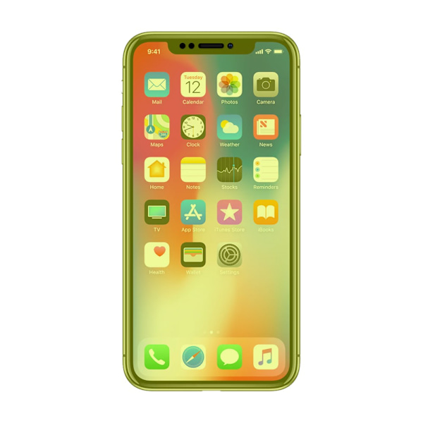 Heltäckande iPhone X Skärmskydd Nanoedge transparent