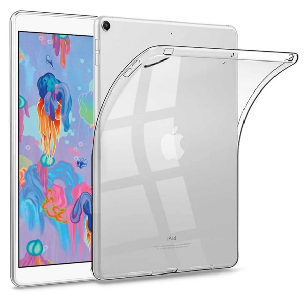 Komplett iPad 8 10.2 "Transparent Case Transparent Shell gjennomsiktig