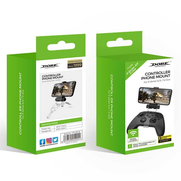 Xbox Mobile Holder - Gamepad Håndkontrol til mobiltelefon sort