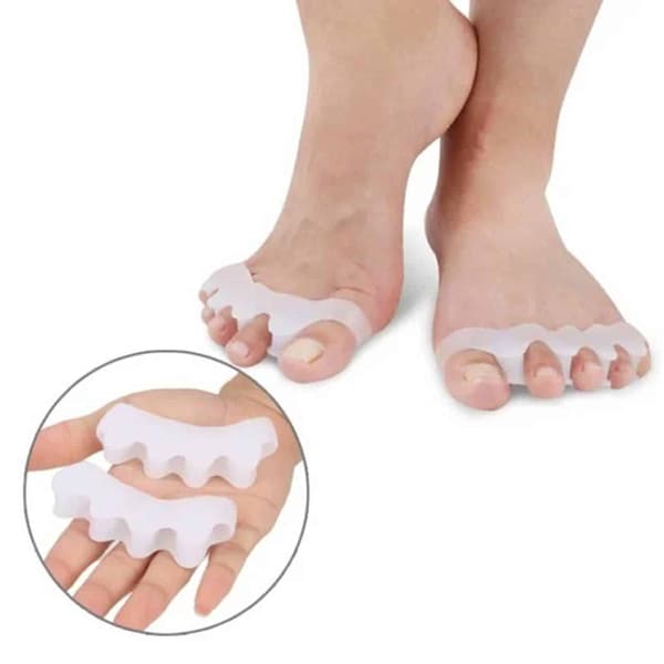 Hallux Valgus Toe -levittimet - erottaa varpaat - tuki beige