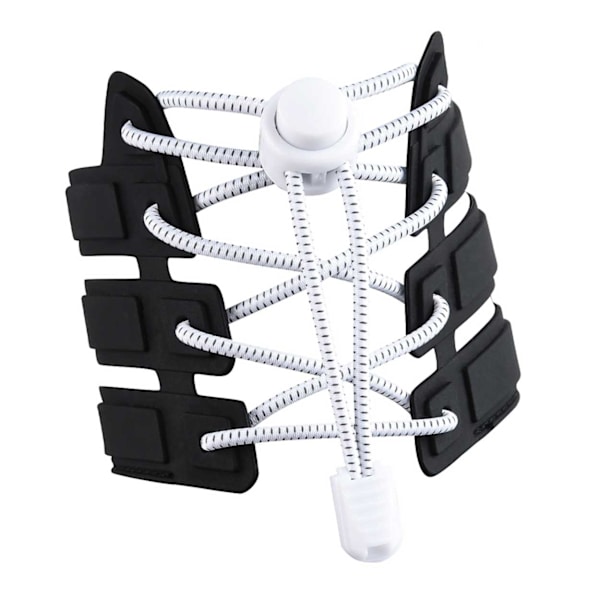 Elastiska Skosnören (Inklusive Dragsko) - No Tie Shoelaces - Vit vit