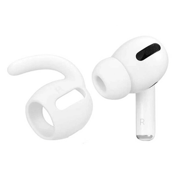 AirPods Pro Öronkrokar - Silikon Earhooks Vit vit