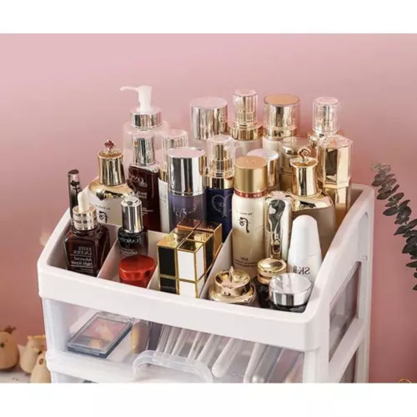 Makeup Organizer | Arrangør for sminke og kosmetikk hvit