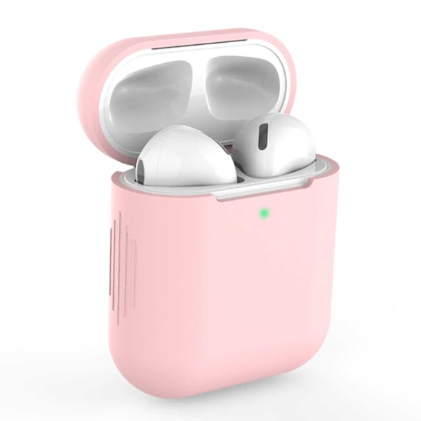 Light Pink Apple Airpods 1/2 Case Case ShockProof Beskyttelseskasse pink