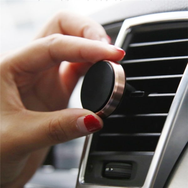 Magnet Mobilhållare till Bilen Ventilationsgaller Bilhållare svart