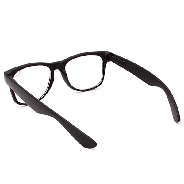 Mattsvarta Wayfarer Läsglasögon med Styrka 1.0