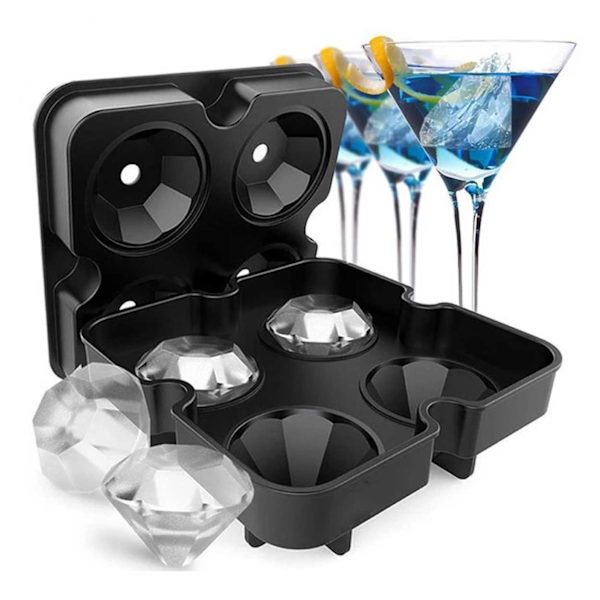 Silikonisform diamant isbits form svart
