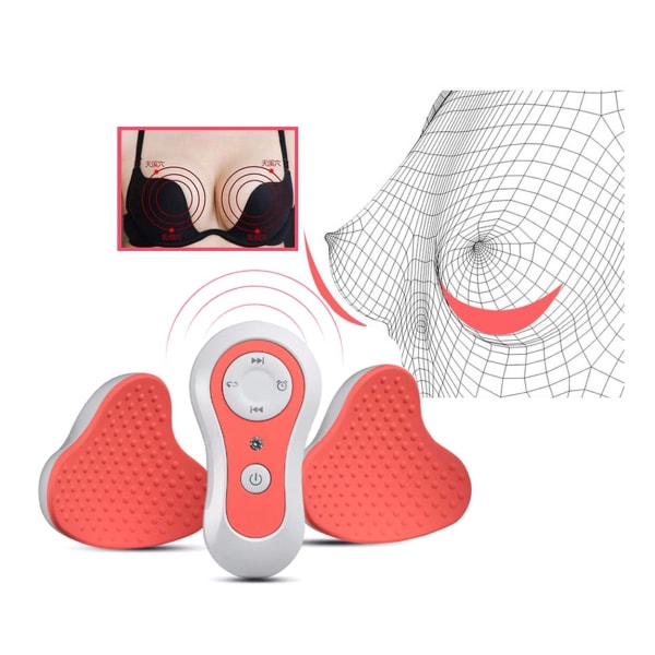 Elektronisk Bröstförstorare Massage för Större Bröst rosa