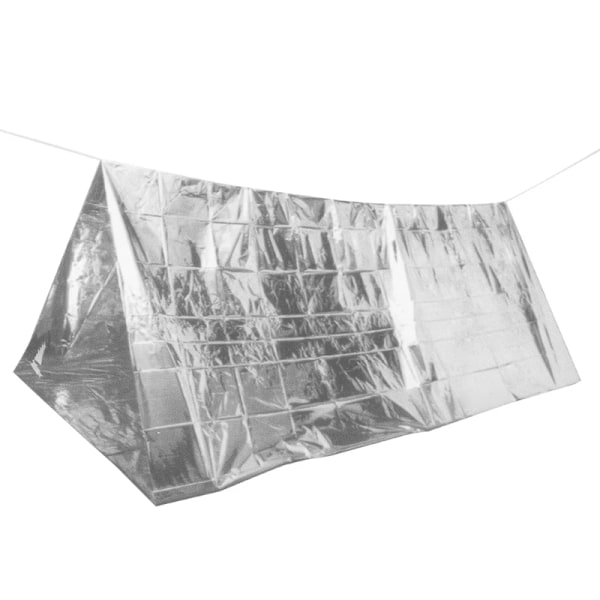 Pelastuspeitto | Selviytymispeitto | Hopeakalvosta valmistettu hätäpeitto säätä ja tuulta vastaan ​​160x210 cm
