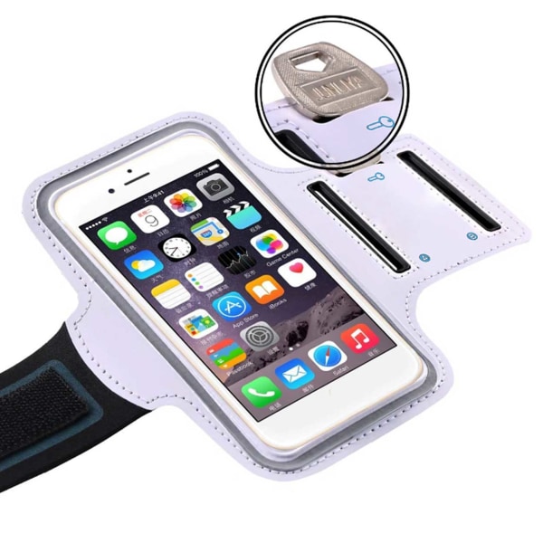 Universal 6.8 "urheilun rannekorun rannekoru matkapuhelimelle valkoinen one size
