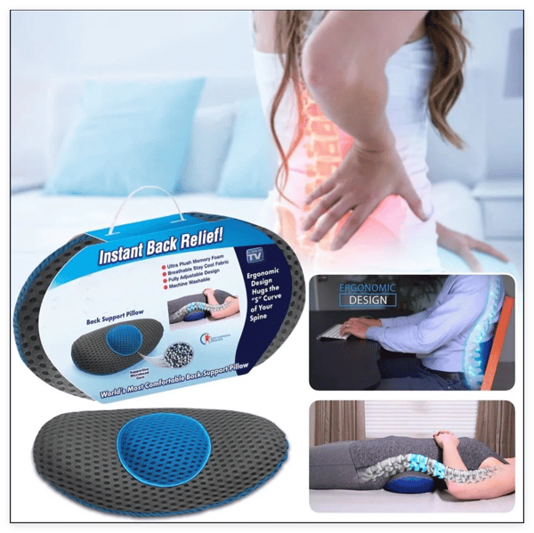 Ergonomisk rygpude i Memory Foam - Komfort og støtte til lænden