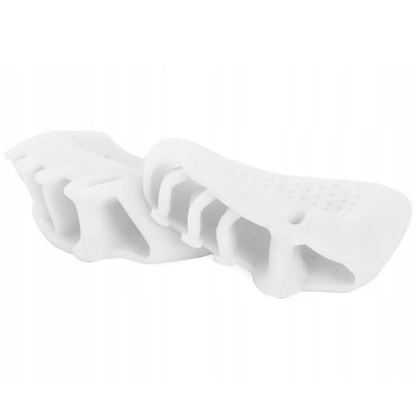 2-Pack Gel Toe Spreader | Hallux Valgus tåseparator hvit