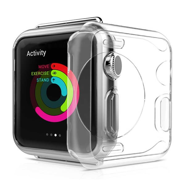 Apple Watch 7 41mm Skal TPU Case - Åpen front gjennomsiktig
