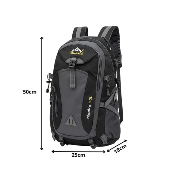 Retkeilyreppu 40L Black Trekking