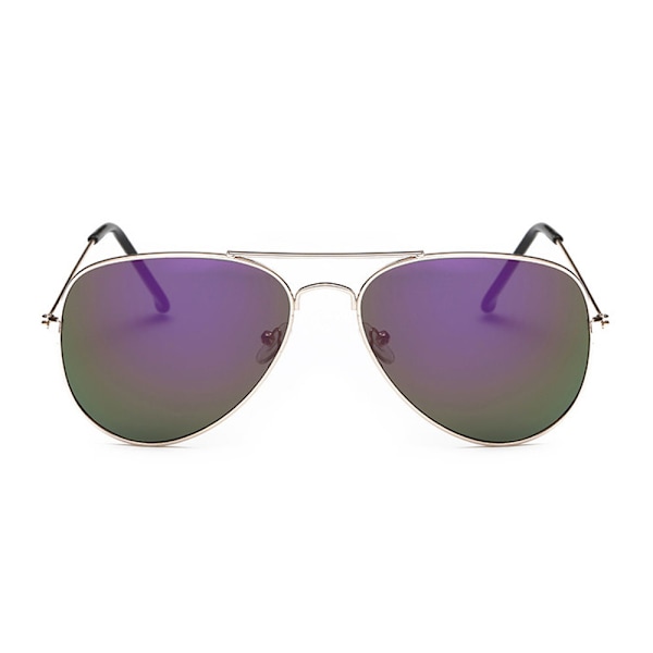 Solbriller pilot -flygerevaring glas guld