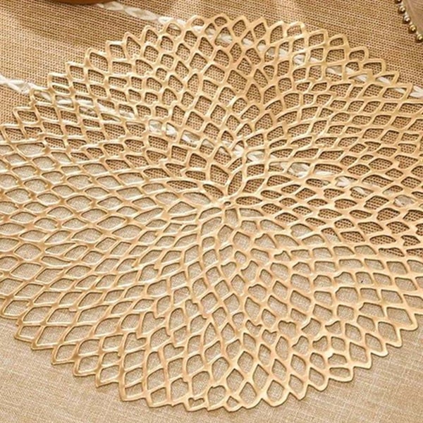 4-Pack Bordstablett 41cm Guld guld