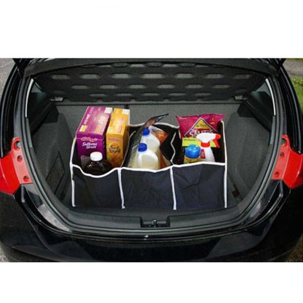 Organisationstaske til bagagerummet i bilen sort