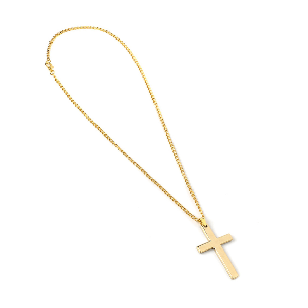 Halsband Kedja med Stort Kors (Guld) guld