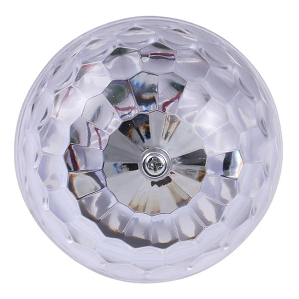 Pyörivä Disco RGB E27 LED-lamppu monivärinen