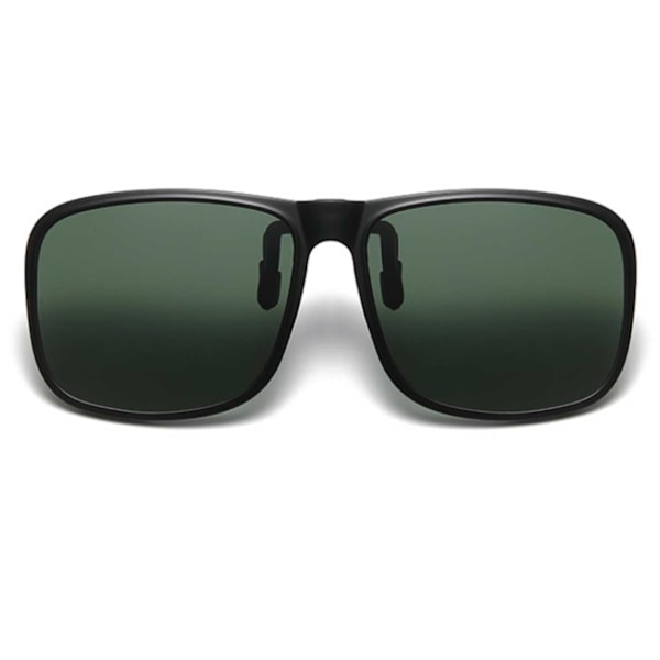 Flip Up Solbriller Clip-On Green grønn