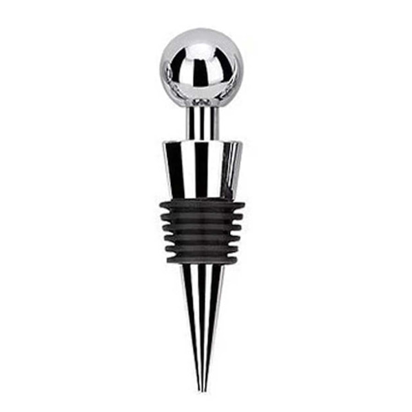 3-Pack Vinkork i Metall - Vinpropp Vinförslutare Silver silver