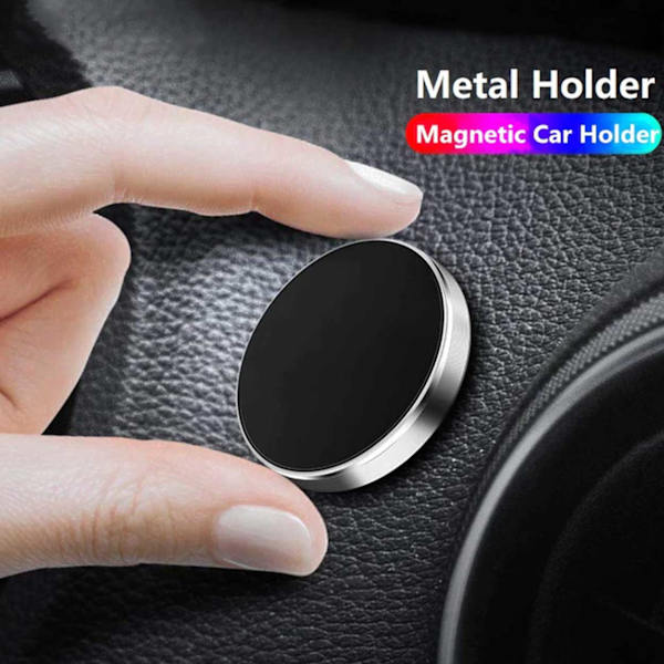 Universal Mobile Holder Magnet Itse -kiinnitysauton pidike hopea hopea
