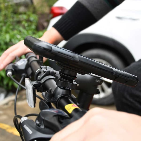 Mobile Holder Bicycle - Vanntett sykkelpose Mobile 4.7-6.5 ” svart