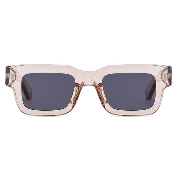 Moderna Bulky Solglasögon Transparent Beige beige