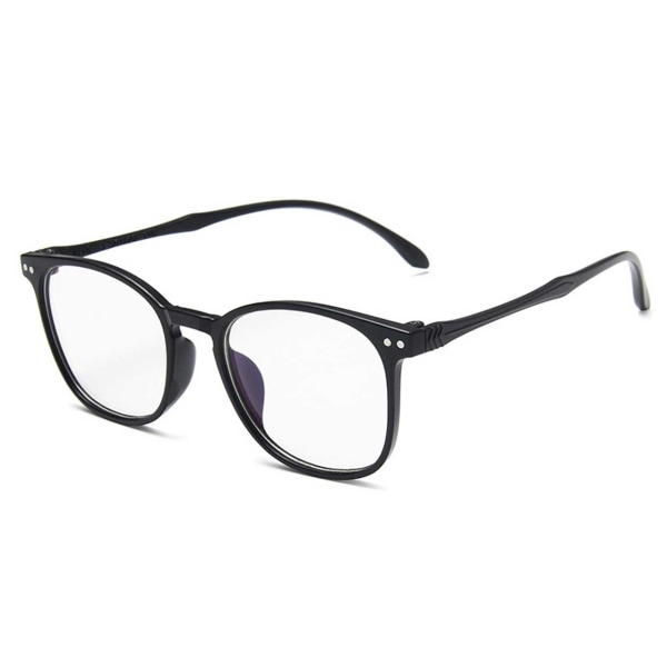 Moderna Mattsvarta Glasögon Klart Glas utan Styrka Klarglas svart