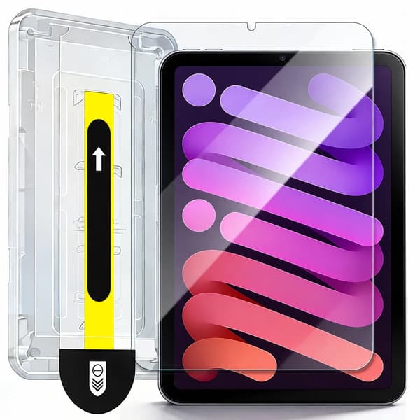 Easy Install iPad Mini 1/2/3 (7,9 tommer) Skærmbeskyttelse HD Hærdet Glas Transparent