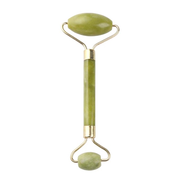 Natural Quartz Roller Face Tool Mineral Stone grøn
