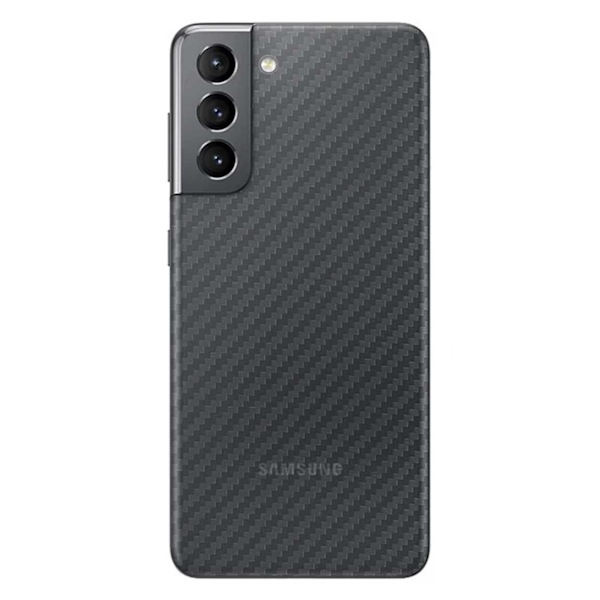 3-pakkaus Galaxy S21 plus hiilikuitu vinyyli ihon tarran suojakalvo läpinäkyvä