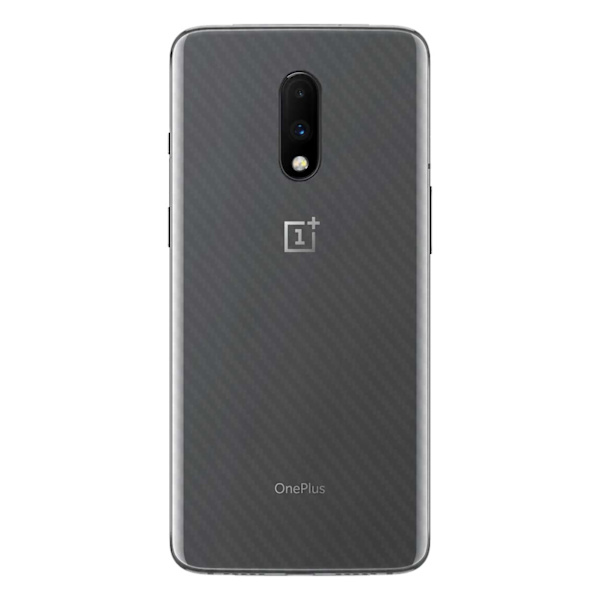 OnePlus 7 hiilikuituvinyyli ihon tarra suojakalvo selkähiili läpinäkyvä