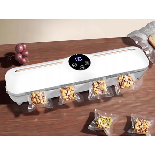 Vakuummaskine | Vacuum Packer Starter Kit med 10 poser hvid