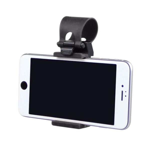 Universal Mobile Holder til Car Ratt Cykel Motorcykel Moped Styre sort