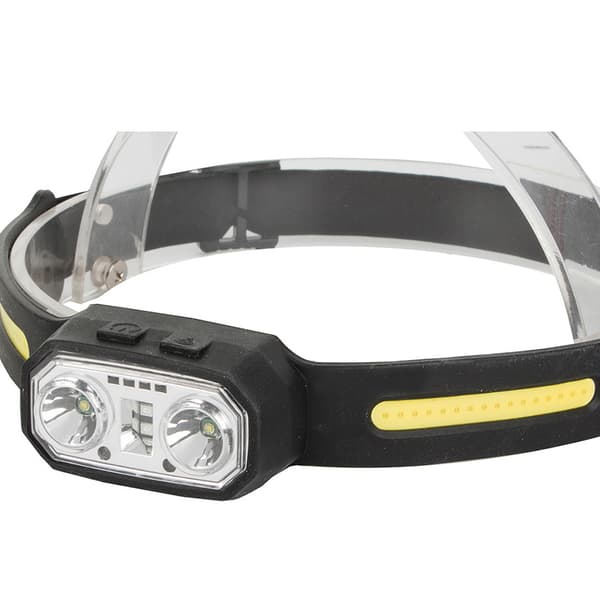 Double Headlight USB-C IPX6 Vedenpitävä | Hands Free -anturi musta