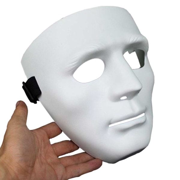 3 -Pack White Mask - sisustus - Väri - Halloween Fest Masked valkoinen