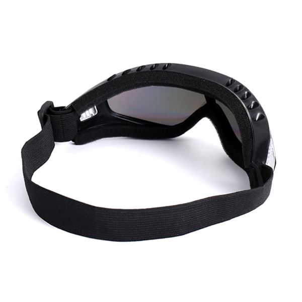 Svarta Skidglasögon Goggles MC MX Mopedglasögon UV-Skydd svart