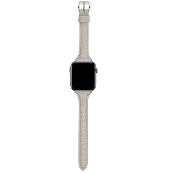 Nahkarannekoru Apple Watch 38/40/41 1/2/3/4/5/6/7/Katso SMALTY GRAY harmaa