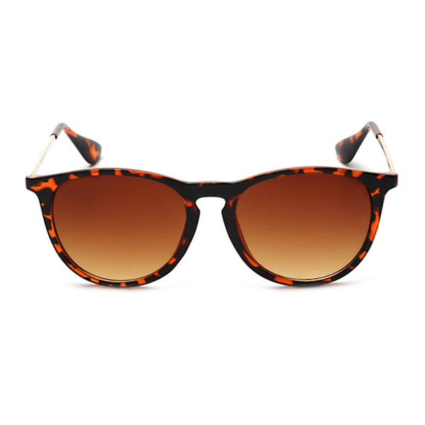 Retro solbriller Leopard Brown Glass + Senils String brun