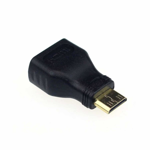 2-pack 90 Grader HDMI Adapter - Vinklad HDMI-adapter svart